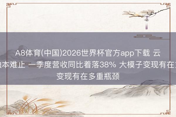 A8体育(中国)2026世界杯官方app下载 云从科技蚀本难止 一季度营收同比着落38% 大模子变现有在多重瓶颈