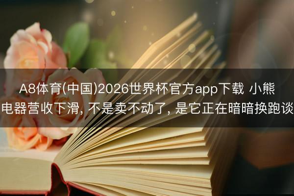 A8体育(中国)2026世界杯官方app下载 小熊电器营收下滑， 不是卖不动了， 是它正在暗暗换跑谈