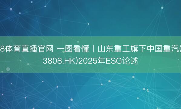 A8体育直播官网 一图看懂丨山东重工旗下中国重汽(03808.HK)2025年ESG论述