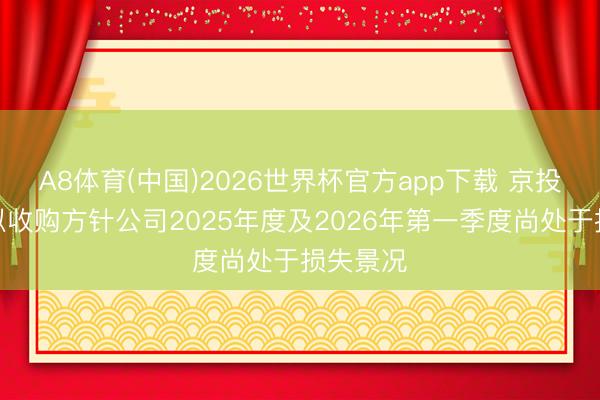 A8体育(中国)2026世界杯官方app下载 京投发展：拟收购方针公司2025年度及2026年第一季度尚处于损失景况
