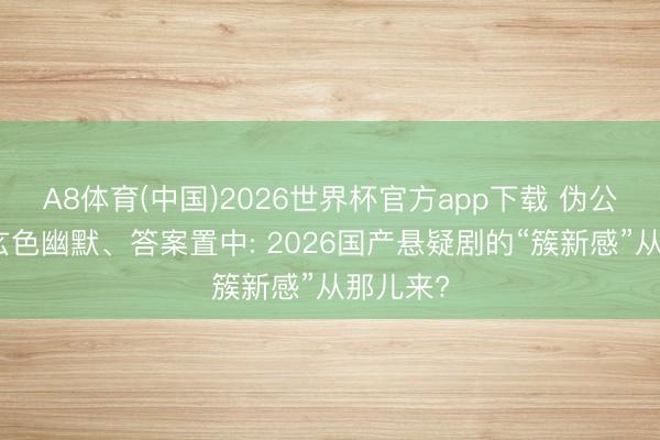 A8体育(中国)2026世界杯官方app下载 伪公路片、玄色幽默、答案置中: 2026国产悬疑剧的“簇新感”从那儿来?