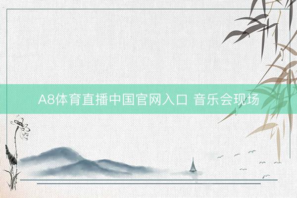 A8体育直播中国官网入口 音乐会现场